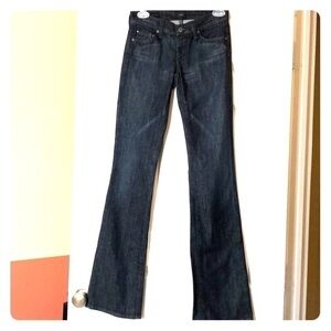 𝅺new-citizen Of Humanity LoWaist Dark Bootcut Jeans